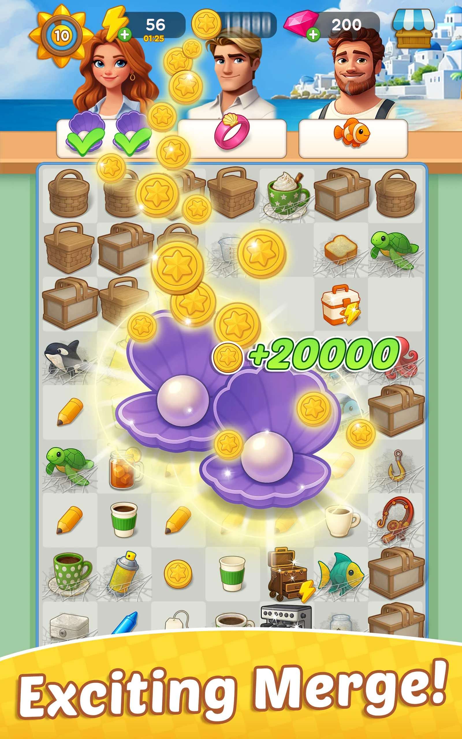 Merge Beach : Gossip & Mystery screenshot