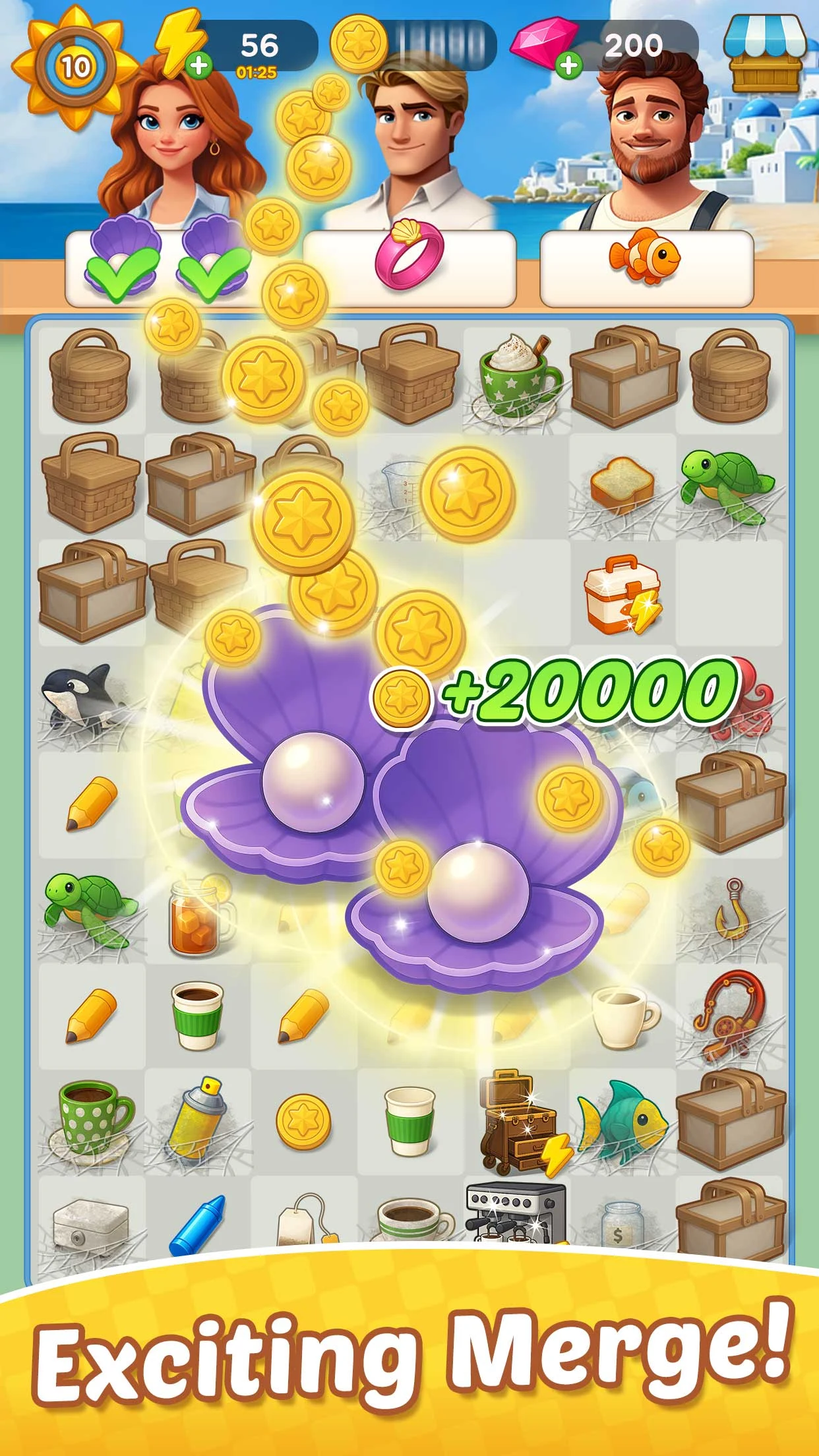 Merge Beach : Gossip & Mystery screenshot